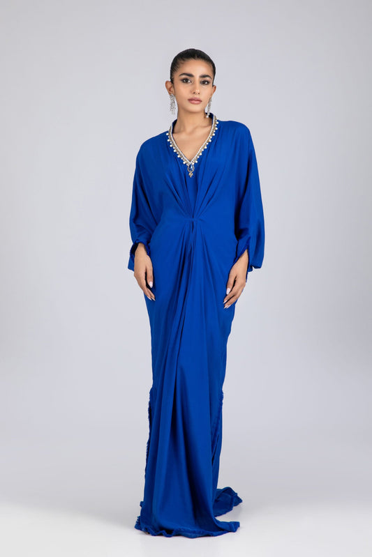 Royal blue kaftan