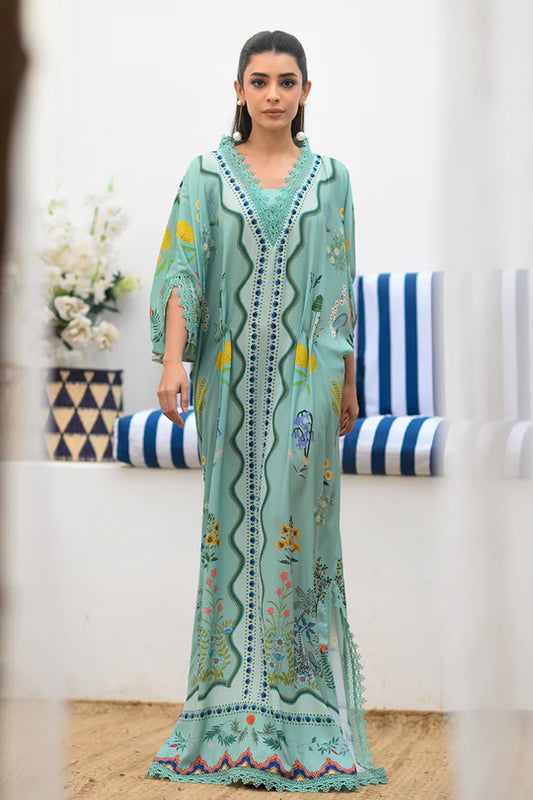 Turquoise Dance Kaftan NF