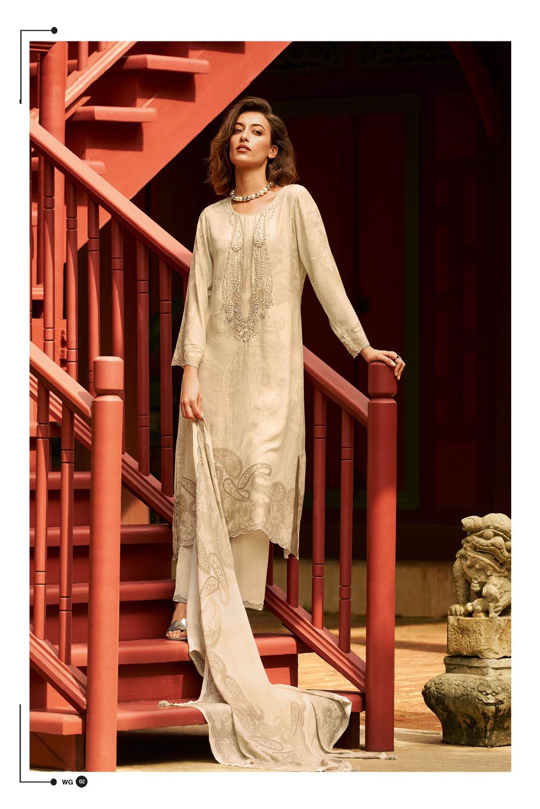 Ivory printed